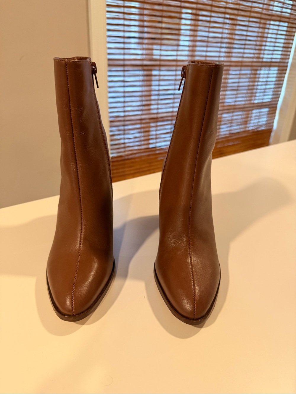 Steve Madden Women's Brown Leather Ankle Boots